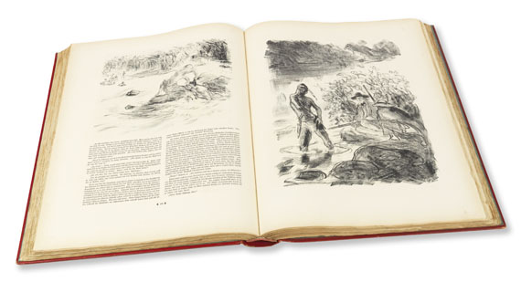 James Fenimore Cooper - Lederstrumpf-Erzählungen, illustr. von Max Slevogt - Weitere Abbildung