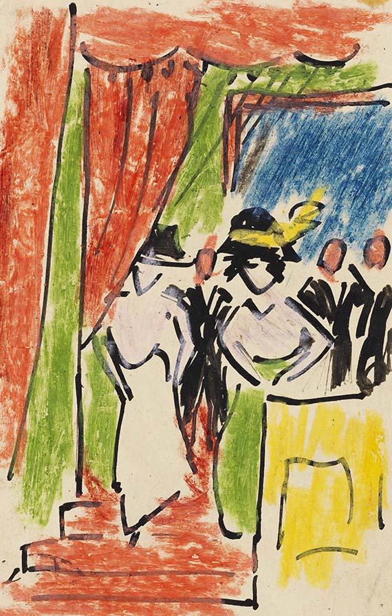 Hermann Max Pechstein - Soirée