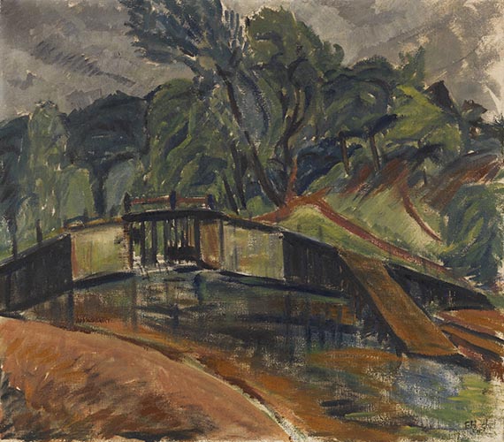 Erich Heckel - Schleuse