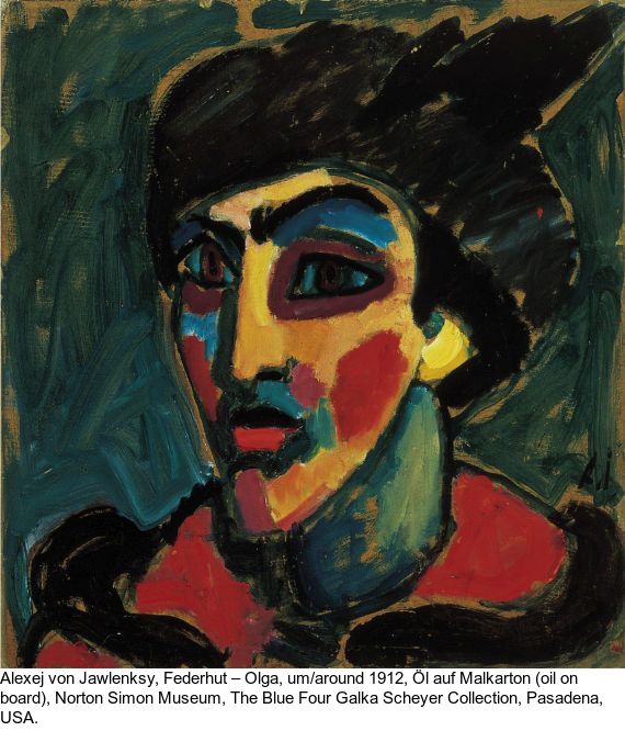 Alexej von Jawlensky - Mädchen mit Zopf - Weitere Abbildung