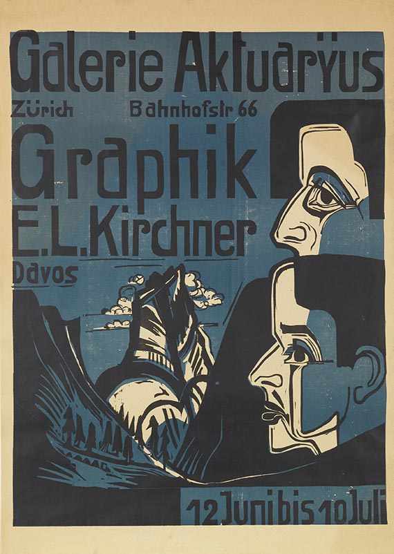 Ernst Ludwig Kirchner - Plakat: Galerie Aktuaryus