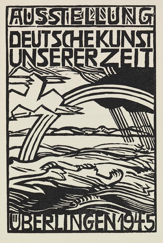 Erich Heckel - Titelblatt des Kataloges der Ausstellung Deutsche Kunst unserer Zeit, Überlingen