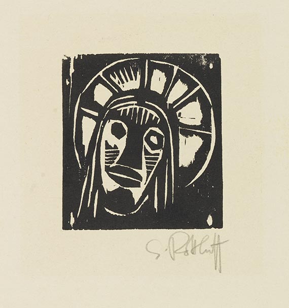 Schmidt-Rottluff - Das Spiel Christa vom Schmerz der Schönheit des Weibes, von Alfred Brust