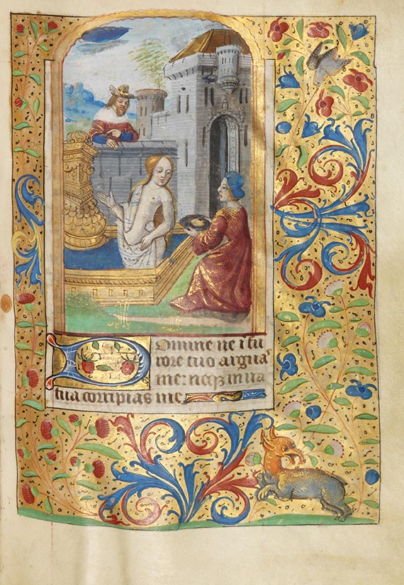 Stundenbuch - Stundenbuch-Manuskript zum Gebrauch von Paris, um 1500