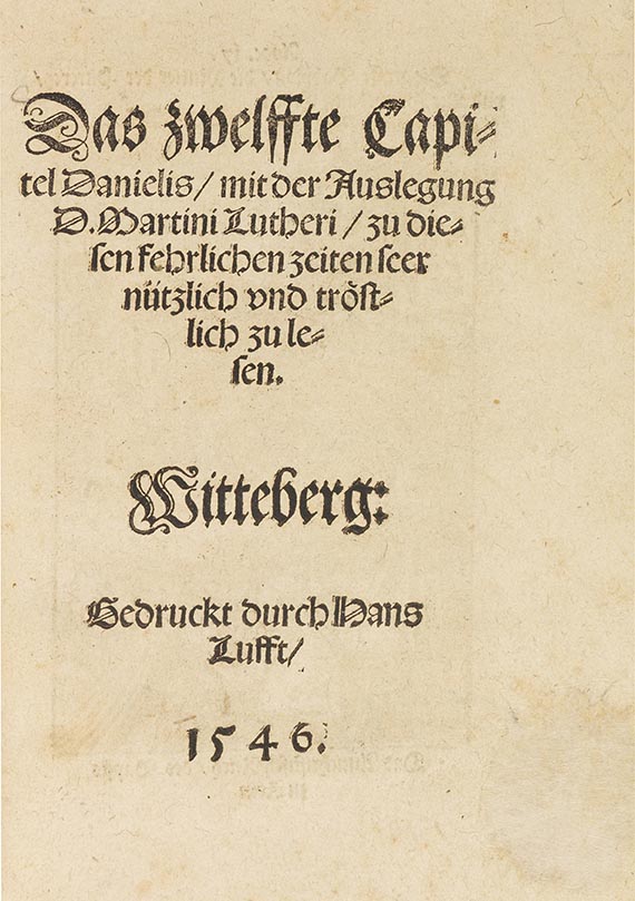 Martin Luther - 7 Propheten-Übersetzungen