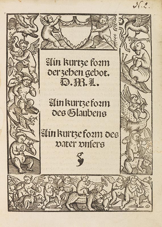 Martin Luther - 7 Lutherdrucke. Dabei: 2 Werke von J. Jonas