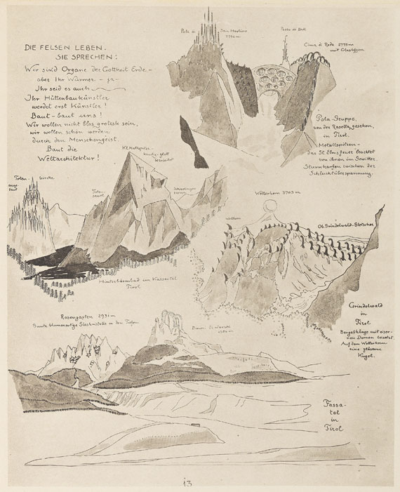 Bruno Taut - Alpine Architektur - Weitere Abbildung