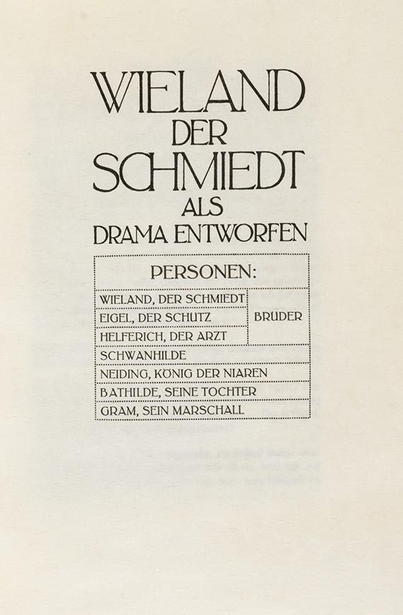 Richard Wagner - Wieland der Schmiedt - Weitere Abbildung