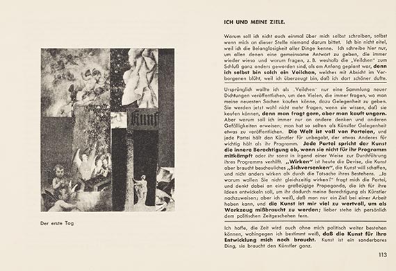 Kurt Schwitters - Merz 21, erstes Veilchenheft - Weitere Abbildung