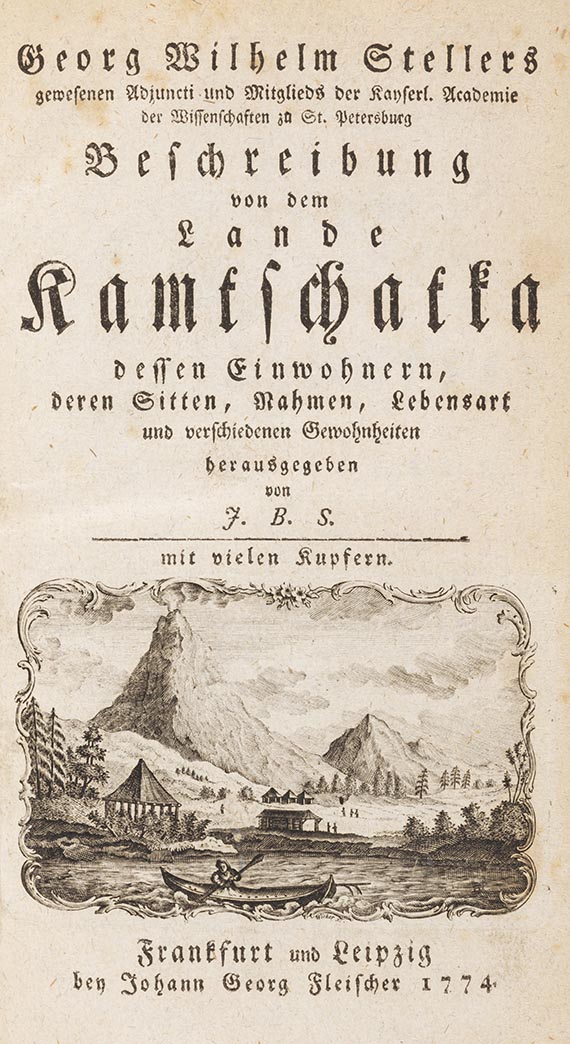 Georg Wilhelm Steller - Reise von Kamtschatka nach Amerika - Weitere Abbildung