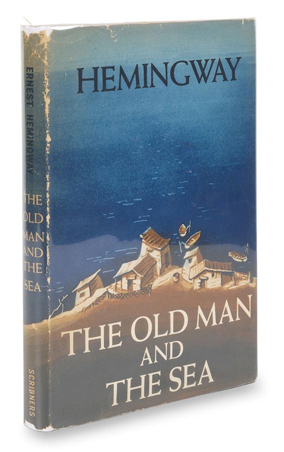 Ernest Hemingway - The old man and the sea, 2 Bde. Widmungsexemplar - Weitere Abbildung