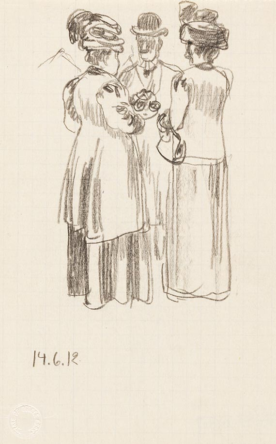 George Grosz - Dückers, Das druckgraphische Werk. Dabei: 1 Orig.-Zeichnung.