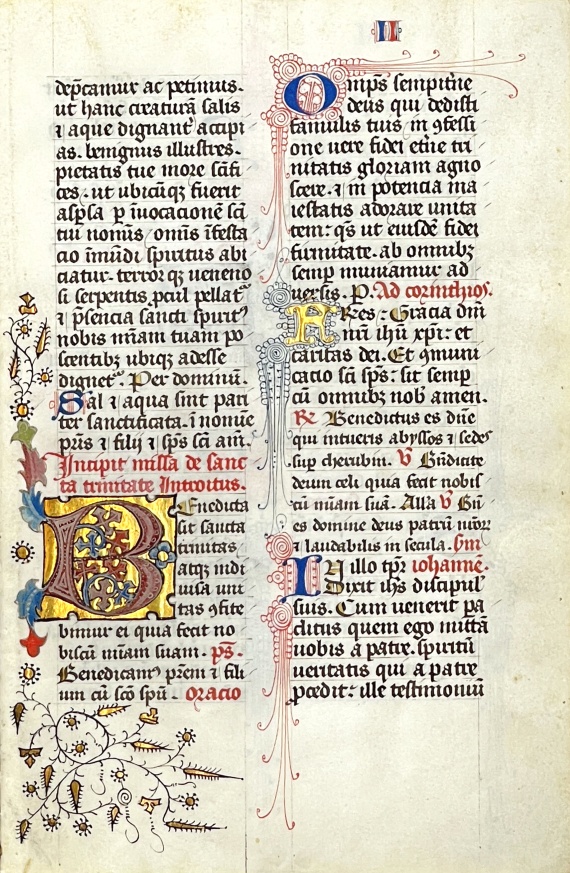  Manuskripte - Missale-Fragment - Weitere Abbildung