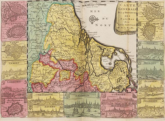 Paul de La Feuille - Oorlogs-Tabletten, of uytgesoche Kaarten. - Les tablettes guerrieres, ou cartes choisies.