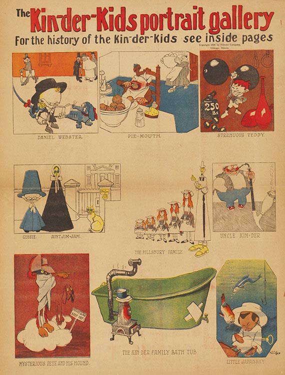 Lyonel Feininger - Printed comic pages from the Chicago Tribune - Weitere Abbildung