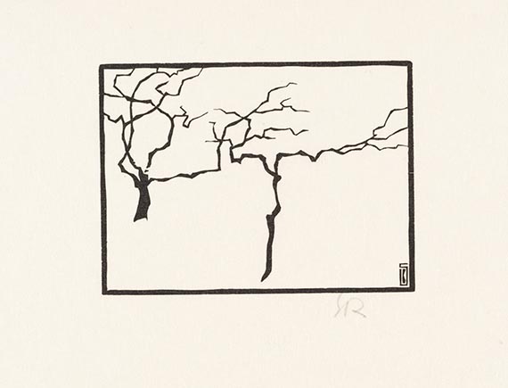 Karl Schmidt-Rottluff - Bäume im Winter