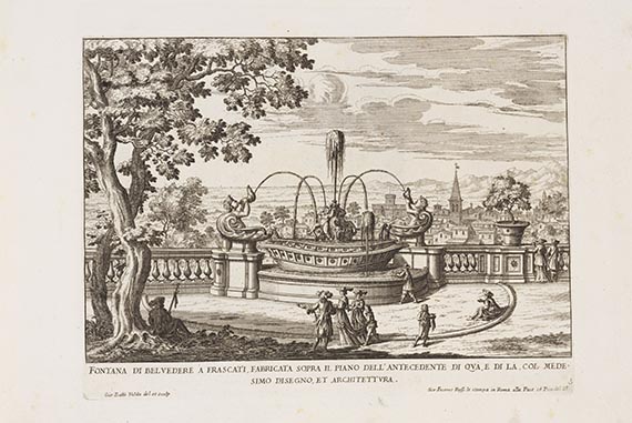 Giovanni Battista Falda - Fontane di Roma, Teile II und III (von 4)