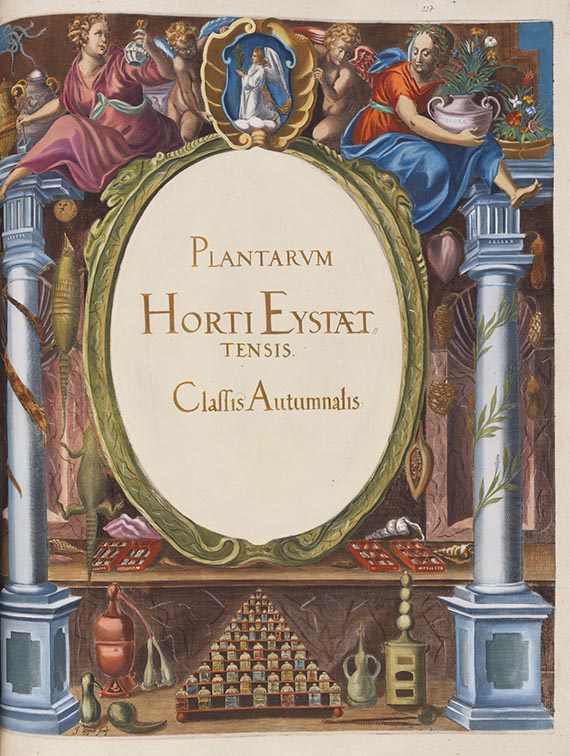 Basilius Besler - Hortus Eystettensis. Verlagseinband - Weitere Abbildung