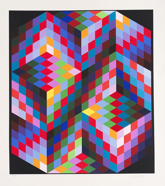 Victor Vasarely - Mappe Vasarely, Texte Otto Hahn - Weitere Abbildung