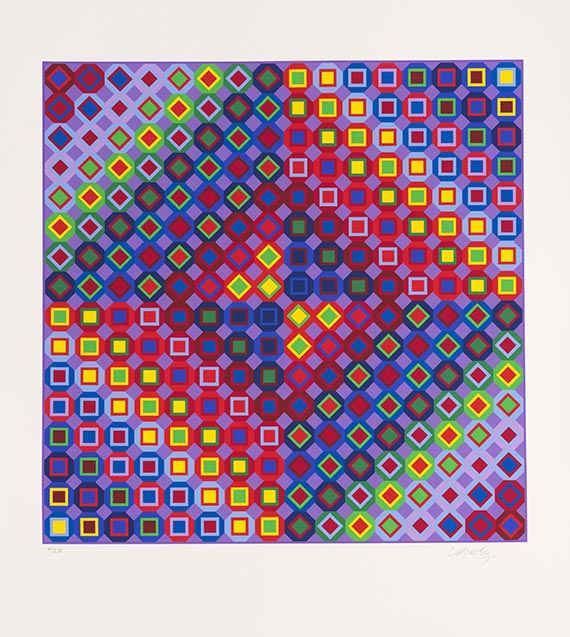 Victor Vasarely - Mappe Vasarely, Texte Otto Hahn - Weitere Abbildung