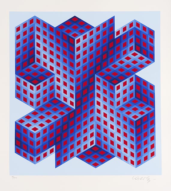 Victor Vasarely - Mappe Vasarely, Texte Otto Hahn - Weitere Abbildung