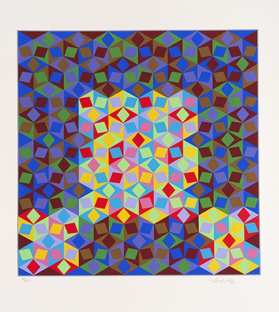Victor Vasarely - Mappe Vasarely, Texte Otto Hahn - Weitere Abbildung