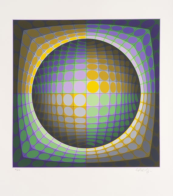 Victor Vasarely - Mappe Vasarely, Texte Otto Hahn - Weitere Abbildung