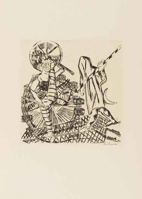 Max Beckmann - Jahrmarkt (10 Blatt) - Weitere Abbildung