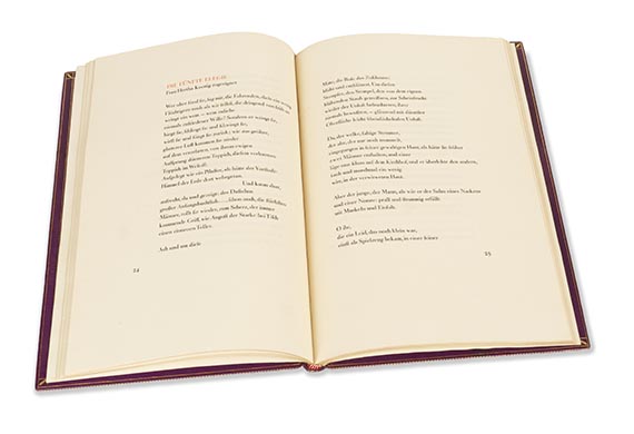 Rainer Maria Rilke - Duineser Elegien (Meistereinband) - Weitere Abbildung