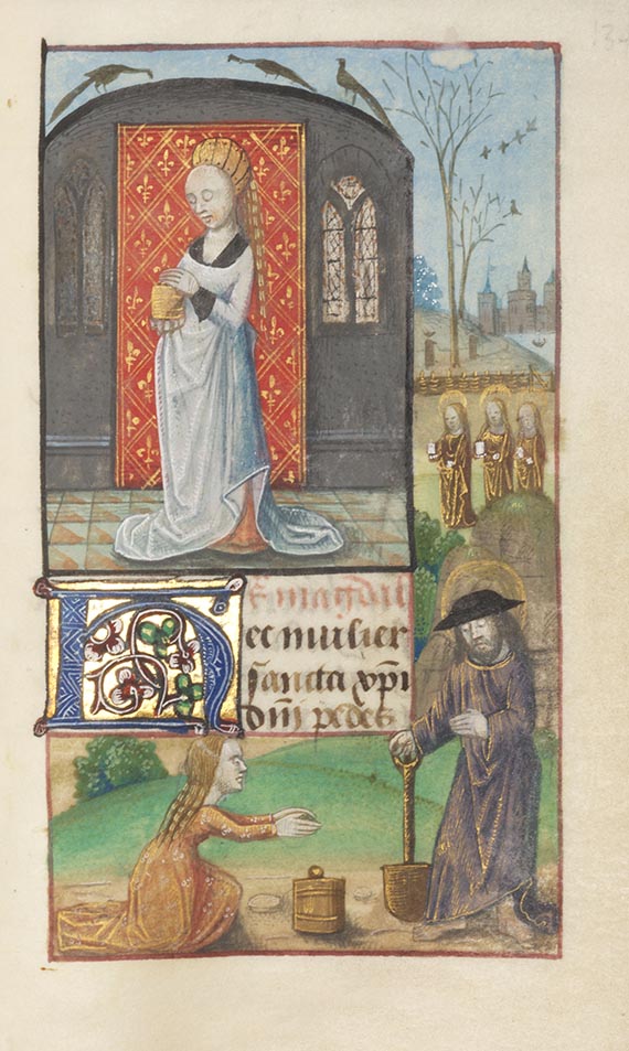  Manuskripte - Stundenbuch auf Pergament. Flandern 1480-1500 - Weitere Abbildung
