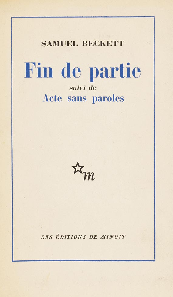 Samuel Beckett - Fin de partie