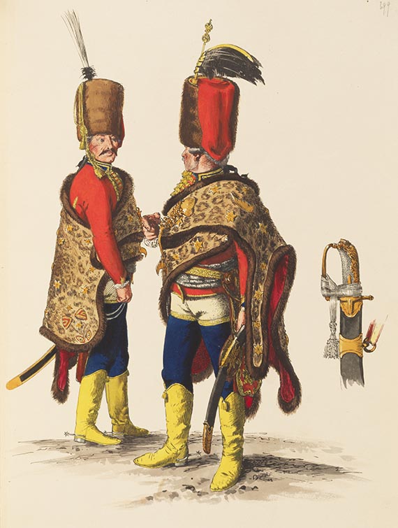 Adolph von Menzel - Die Armee Friedrich des Grossen in ihrer Uniformierung